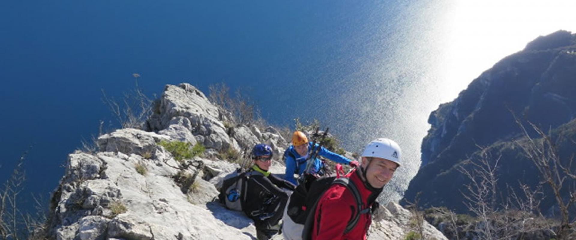 Trekking on Garda