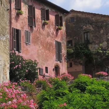 Visit of The Borro,medieval village of Ferragamo